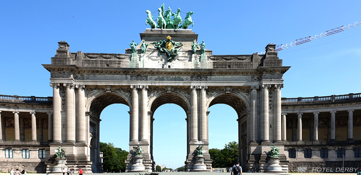 Parc du Cinquantenaire Bruxelles - Hôtel Derby Copyright 2021 BELGIQUE